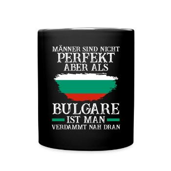 Balkan Bulgarien Bulgare Bulgarisches - Tasse einfarbig - Schwarz - Vorne