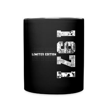 Limited Edition 1971 Year of Birth 1971 Gift - Full Colour Mug - black - Front