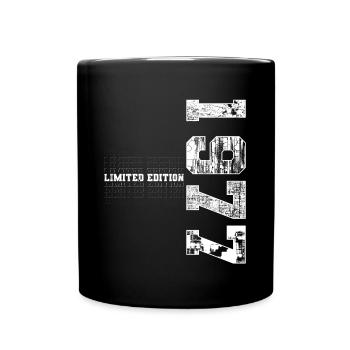 Limited Edition 1977 Year of Birth 1977 Gift - Full Colour Mug - black - Front