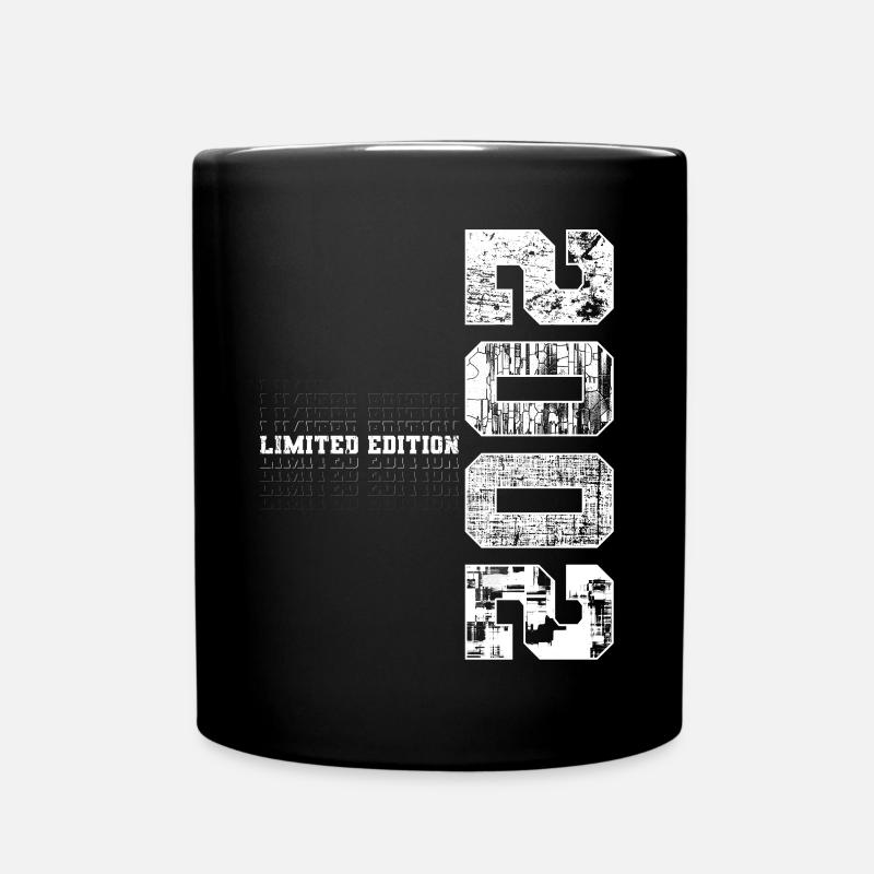 Limited Edition 2002 Geburtsjahr 2002 Geschenk - Tasse einfarbig - Schwarz