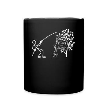 Parrot Bird - Funny Cockatiel Bird Pap - Full Colour Mug - black - Front
