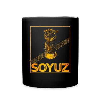 Soyouz vaisseau spatial Union soviétique - Mug uni - noir - Devant