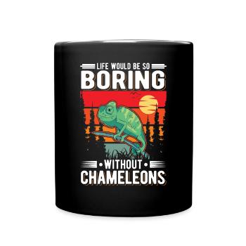 Chameleon Gift Chameleon - Full Colour Mug - black - Front