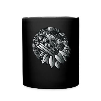 Quetzalcoatl Aztecs Feathered Snake Maya Inca - Full Colour Mug - black - Front