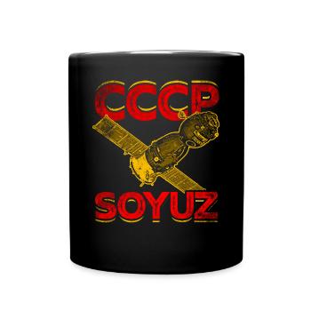 Soyouz Vaisseau spatial Union soviétique Espace - Mug uni - noir - Devant