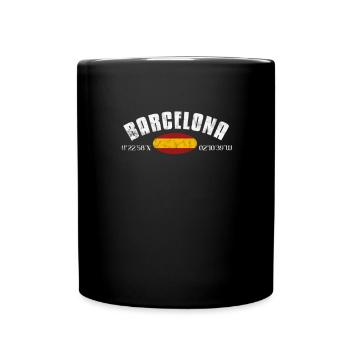 Spain Spanish Barcelona Spanish Holiday Gift - Full Colour Mug - black - Front