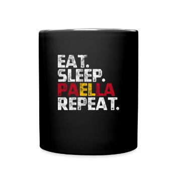 Spain Spanish Paella Spanish Holiday Gift - Full Colour Mug - black - Front