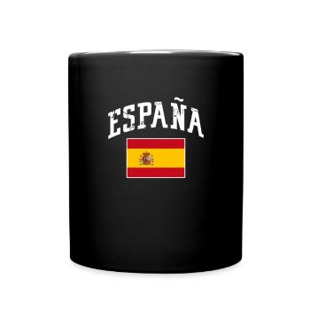 Spain - Full Colour Mug - black - Front