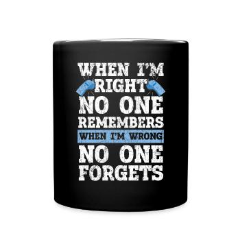 Proud Referee Game Official Sportsmanship Whistle - Full Colour Mug - black - Front