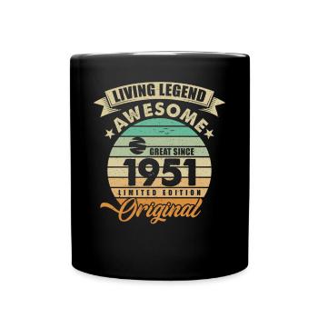 1951 Birthday - Full Colour Mug - black - Front