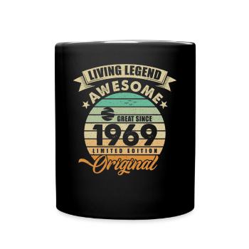 1969 Anniversaire Retro Orginal - Mug uni - noir - Devant