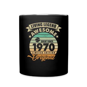 1970 Birthday Retro Orginal - Full Colour Mug - black - Front