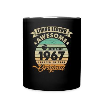 1967 Birthday Retro Orginal - Full Colour Mug - black - Front
