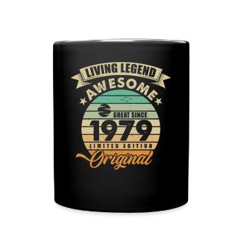 1979 Anniversaire Retro Orginal - Mug uni - noir - Devant