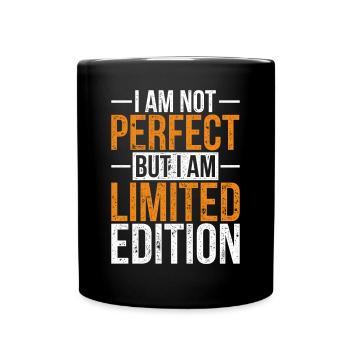 Vintage I Am Not Perfect But I Am Limited Edition - Full Colour Mug - black - Front