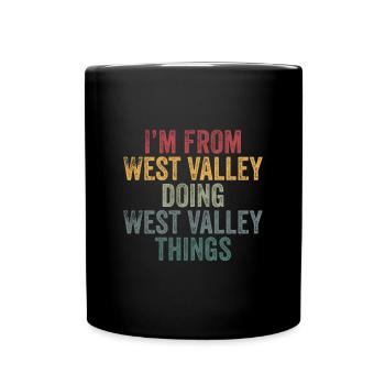 West Valley choses ville - Mug uni - noir - Devant