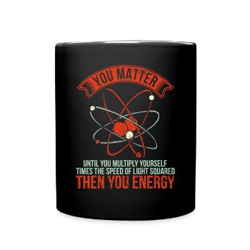 Vintage You Matter Until You Multiply - Full Colour Mug - black - Front