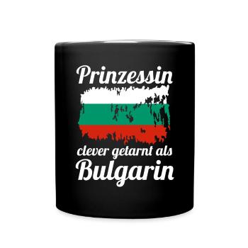 Prinzessin Balkan Bulgare Bulgarisches Bulgarien - Tasse einfarbig - Schwarz - Vorne