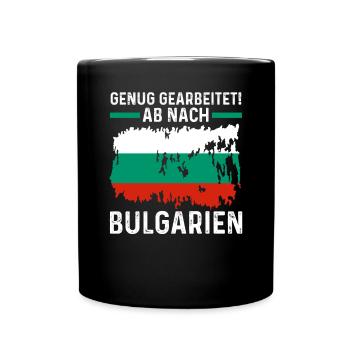 Balkan Urlaub Bulgare Bulgarien - Tasse einfarbig - Schwarz - Vorne