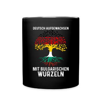 Balkan Deutschland Bulgare Bulgarisches Bulgarien - Tasse einfarbig - Schwarz - Vorne