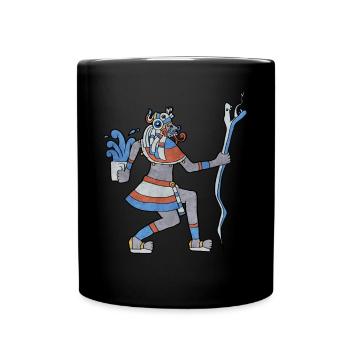 Tlaloc Aztec Rain Dieu Aztèque Nahu - Mug uni - noir - Devant