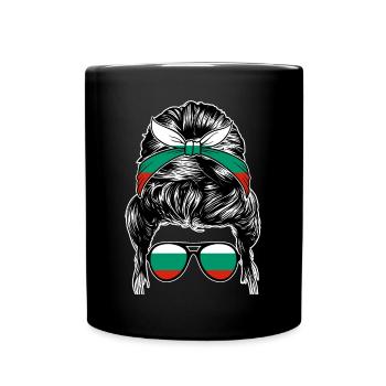 Balkan Bulgare Bulgarisches Bulgarien - Tasse einfarbig - Schwarz - Vorne