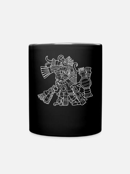 Tezcatlipoca Aztekengott Nahuatl Maya Inka Tolteke - Tasse einfarbig - Schwarz