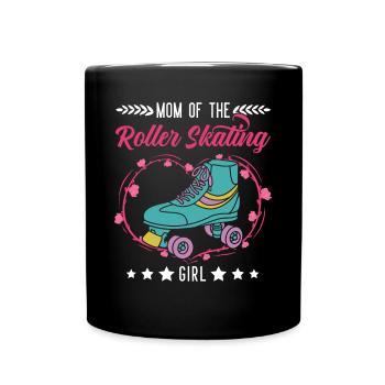 Roller Skate Girl Mama Patinage artistique - Mug uni - noir - Devant
