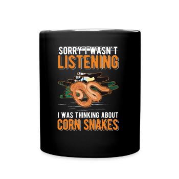 Corn Snake Cadeau Corn Snake - Mug uni - noir - Devant