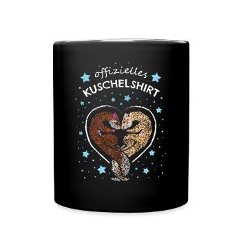 Kuschelshirt Frettchen Frettchen Ferret - Tasse einfarbig - Schwarz - Vorne