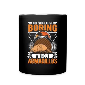 Armadillo Gift Armadillo - Full Colour Mug - black - Front