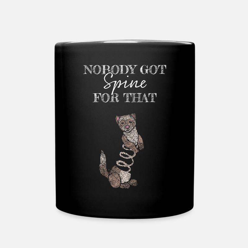 Ferret Ferret Ferret lover - Full Colour Mug - black