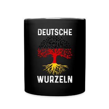 Deutschland Deutscher Deutsches Deutschland - Tasse einfarbig - Schwarz - Vorne