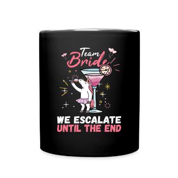Team Bride JGA Enterrement de vie de garçon Polter Girls - Mug uni - noir - Devant