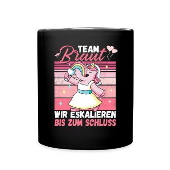 Team Bride JGA Enterrement de vie de garçon Polter Girls - Mug uni - noir - Devant