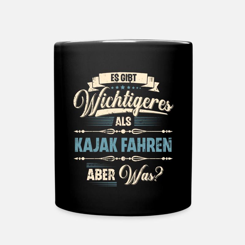 Kajak Kajakfahrer Kajaker Team - Tasse einfarbig - Schwarz