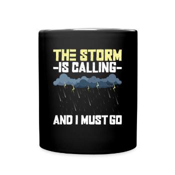Météorologue Tempête Météo Climat Prévisions météo - Mug uni - noir - Devant