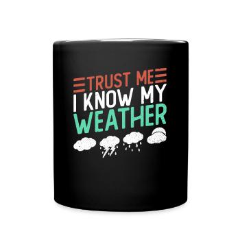 Météorologue Météo Climat Prévisions Météo - Mug uni - noir - Devant