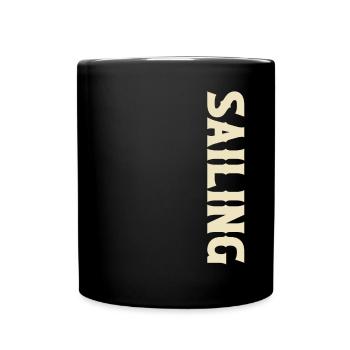Voilier Marin Voilier - Mug uni - noir - Devant
