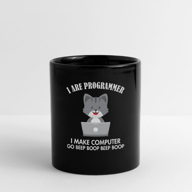 I Are Programmer Cat Engineer Full Stack Software Full Colour Mug