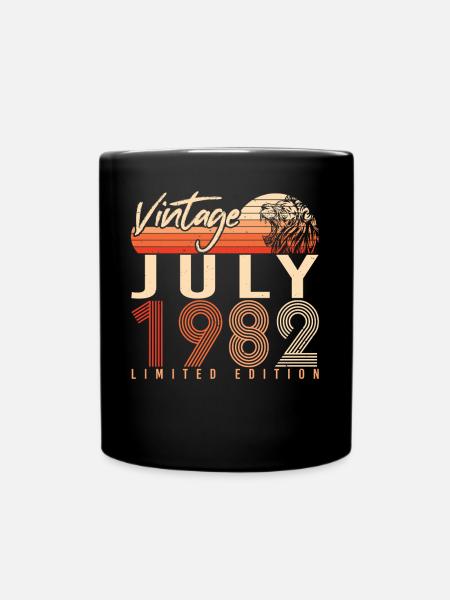 Juillet 1982 40e anniversaire - Mug uni - noir