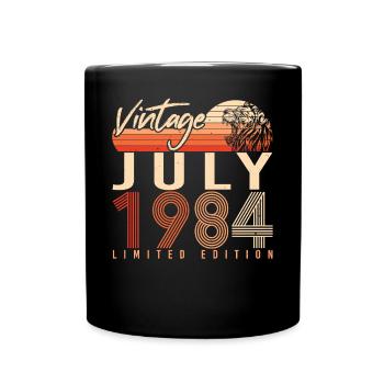 Année de construction Juillet 1984 - Mug uni - noir - Devant