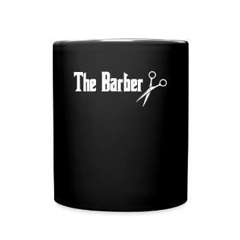 The Barber Shirt Geschenk Bart Friseur - Tasse einfarbig - Schwarz - Vorne