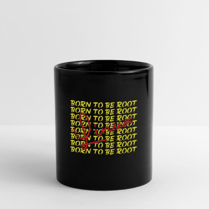 Born to be root Linux Nerd and Geek Full Colour Mug