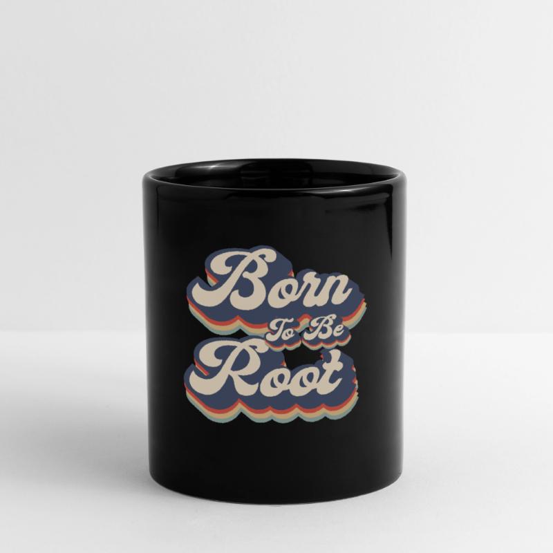 Linux Retro Born To Be Root for Nerds Full Colour Mug