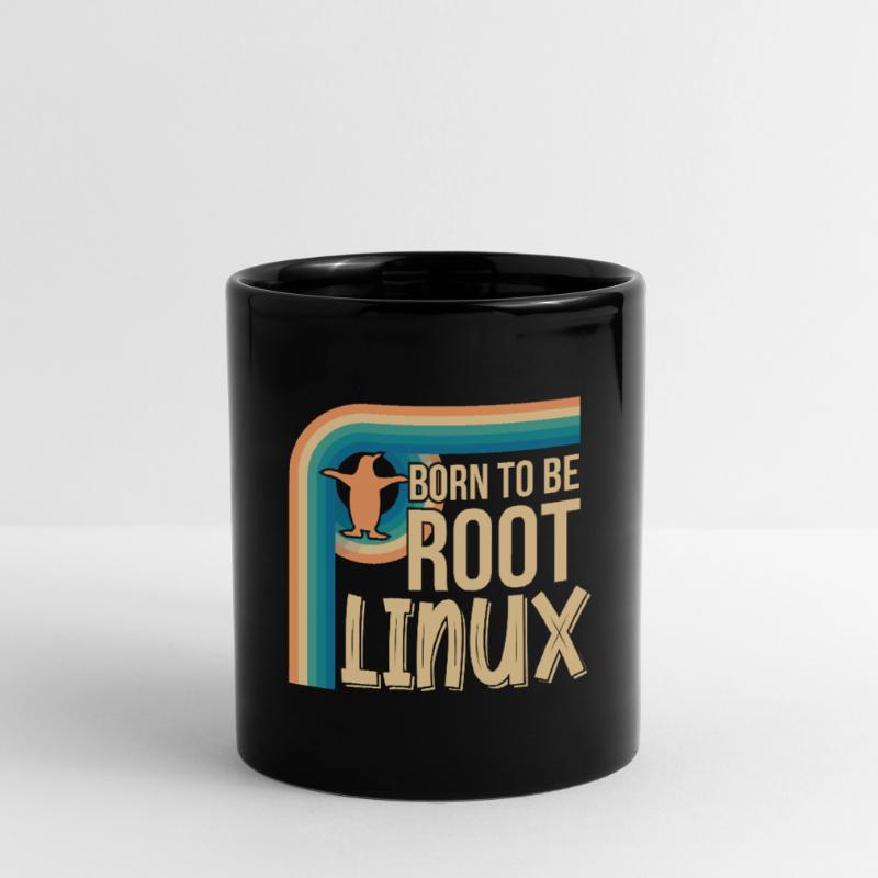 Born To Be Root Linux Nerd for Coding Full Colour Mug