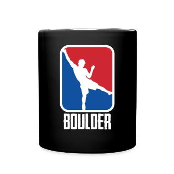 Bouldering Climbing Climbing Wall Climbers Mountains - Full Colour Mug - black - Front