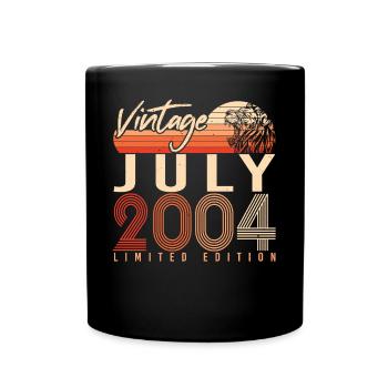 Juillet 2004 Enfin 18. - Mug uni - noir - Devant
