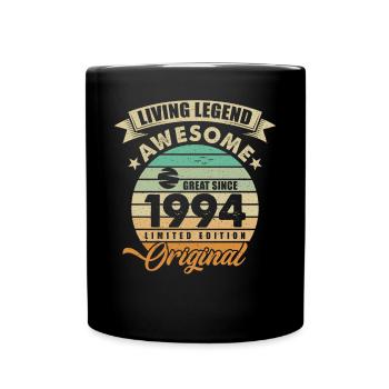 1994 Anniversaire Retro Orginal - Mug uni - noir - Devant