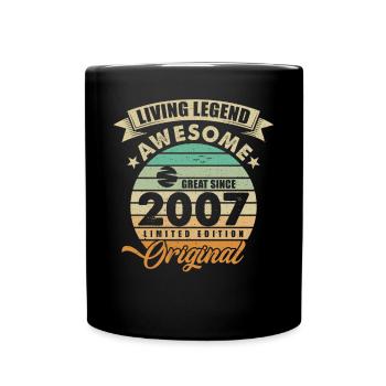 2007 Birthday - Full Colour Mug - black - Front